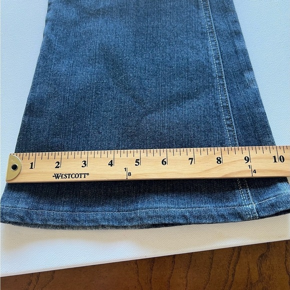 EUC Dereon Beyonce Girls Summer Flare Blue Denim Jeans Size 1/2 (R) - Picture 3 of 11